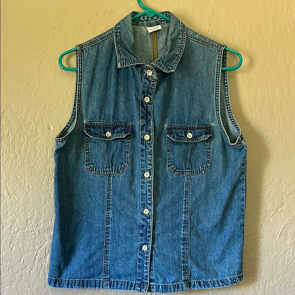 Old Navy Blue Denim Top